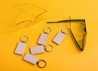 Брелок "Beech", натуральный