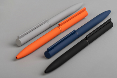 Ручка шариковая "Sirius", покрытие soft touch, серый