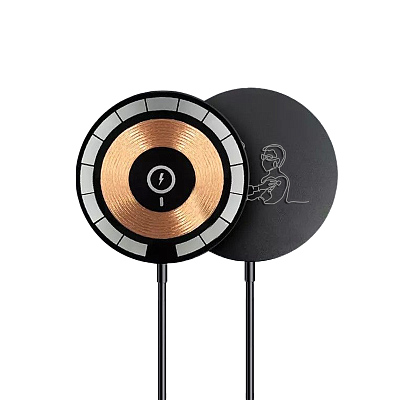 Беспроводное магнитное зарядное устройство Aphia 15W, прозрачный