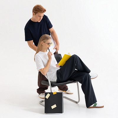 Футболка унисекс Крис (Kris), 150 гр., белая (теплого оттенка), размер M (Белый)