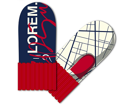 Варежки на заказ Joyful Grand акрил