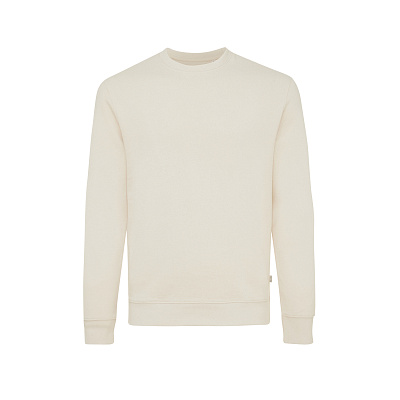 Свитшот Iqoniq Denali из переработанного неокрашенного хлопка, унисекс, 340 г/м² (Неокрашенный хлопок;)
