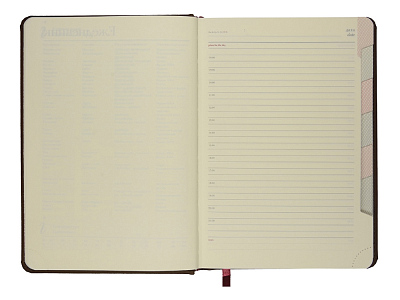 Ежедневник недатированный А5 Velvet Index с индексами