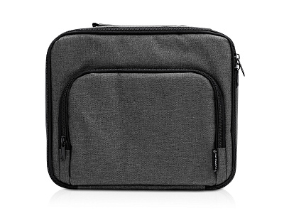 Сумка-холодильник Сотэк из переработанного полиэстера (Меланжевый серый)