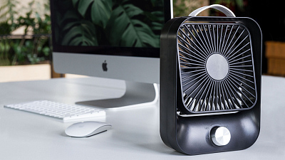 Портативный вентилятор Rombica NEO Flow, черный