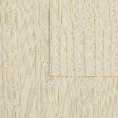 Плед Remitti, белый (молочный)