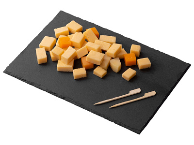 Сервировочная доска из сланца Toscana (Чёрный)