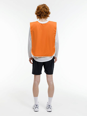 Манишка Member, оранжевая с белым