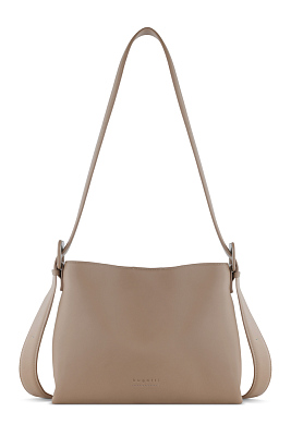 Сумка женская наплечная BUGATTI Luna, пудровая, полиуретан, 30 x 13 x 22 см