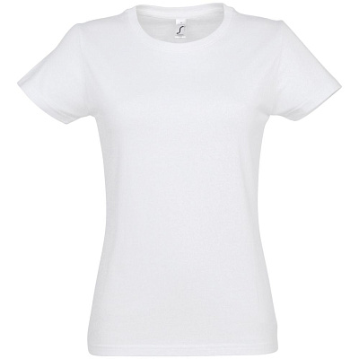 Футболка женская Imperial Women 190, синяя (джинс) (Белый)