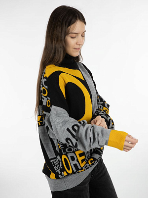 Свитер оверсайз на заказ Tricksy Net, полушерсть