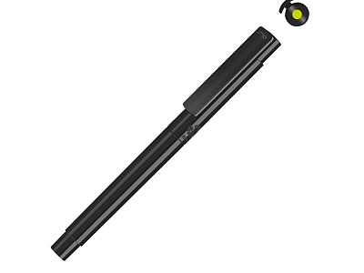 Маркер в корпусе из переработанного материала rPET RECYCLED PET PEN PRO LIQEO (Чёрный)