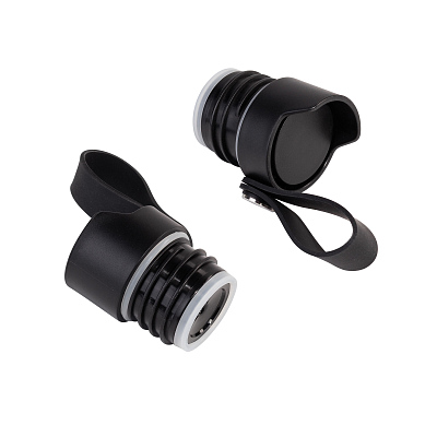 Бутылка для воды "Ариэль" 600 мл, черный