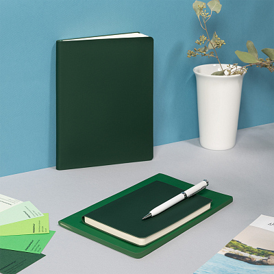Блокнот Альфа Слим (Alpha slim), зеленый