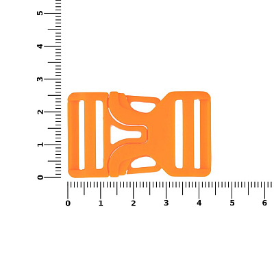 Застежка-пряжка Fibbia, оранжевый неон