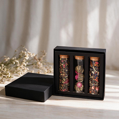 Подарочный набор чая Floros (Чёрный)