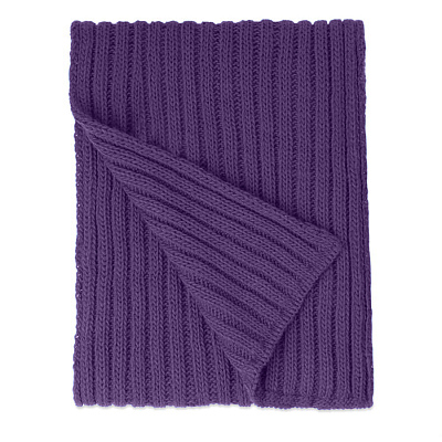 Шарф вязаный НАСВЯЗИ© шерсть/акрил