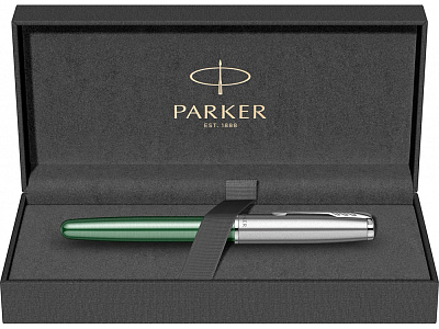 Ручка перьевая Parker Sonnet Essentials Green SB Steel CT