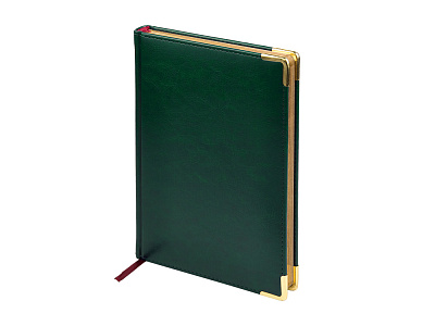 Ежедневник недатированный А5 Sidney Nebraska с золотым срезом (Зеленый)