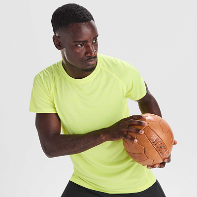 Спортивная футболка AUSTIN мужская, ПЁСТРЫЙ ЧЕРНЫЙ S (Пестрый черный)