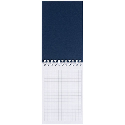 Блокнот Dali Mini в клетку, синий