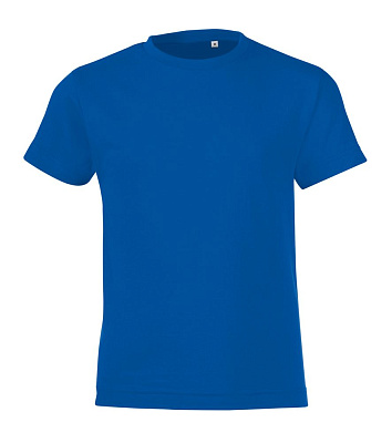 Футболка детская Regent Fit Kids, бирюзовая (Синий)