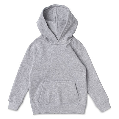 Толстовка детская Stellar Kids, белая (Серый меланж)