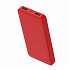 Внешний аккумулятор Polus, 10000 Mah, софт-тач покрытие, красный - Фото 3