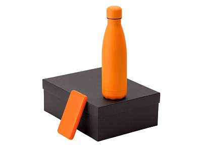 Подарочный набор COLOR IT с термобутылкой и повербанком (Оранжевый)