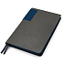 Ежедневник A5 недатированный Molfetta в мягком переплёте, серо-синий - Фото 2