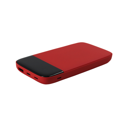 Внешний аккумулятор Bplanner Power 3 ST, софт-тач, 10000 mAh (Красный) (Красный)