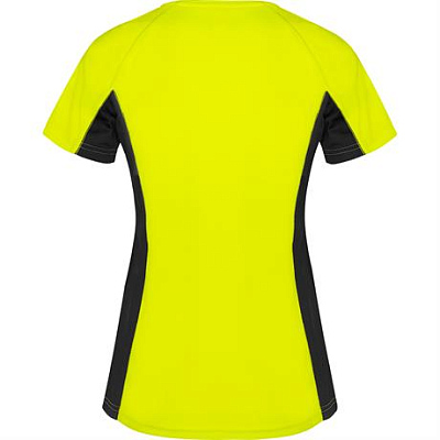 Спортивная футболка SHANGHAI WOMAN женская, ФЛУОРЕСЦЕНТНЫЙ ЖЕЛТЫЙ/ЧЕРНЫЙ 2XL