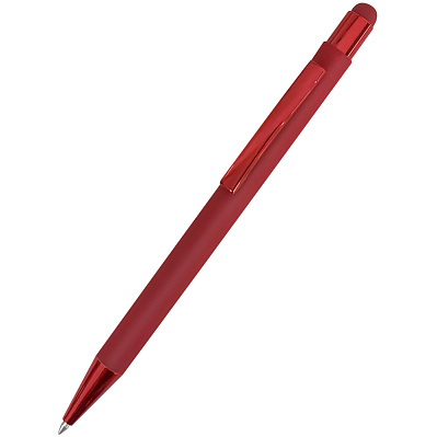 Ручка металлическая Elysia софт-тач  (Красный)