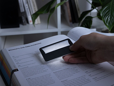 Лупа Visionary с подсветкой, черная