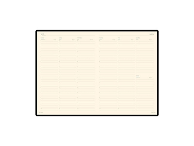 Еженедельник недатированный А4 Profy