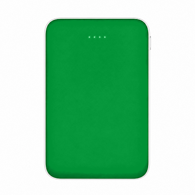 Внешний аккумулятор Fluffy, 5000 Mah, зеленый
