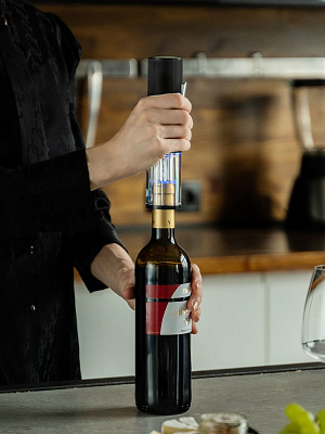 Винный набор Wine Diesel, черный