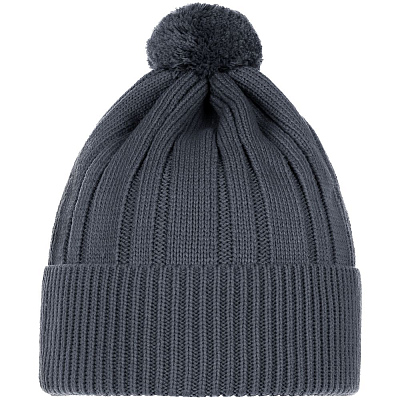 Шапка Knit Beat, темно-серая