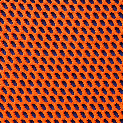 Заготовка из крупной сетки Rete, M, оранжевый неон