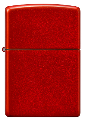 Зажигалка ZIPPO Classic с покрытием Metallic Red, латунь/сталь, красная, матовая, 38x13x57 мм