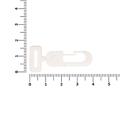 Застежка-карабин Сarabine, S, белый