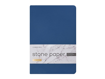 Ежедневник с каменной бумагой недатированный А5 Carrara