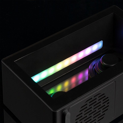 Bluetooth-колонка со светомузыкой Sensofonic, черная