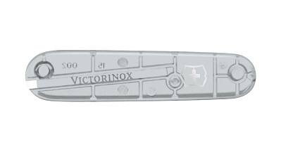 Передняя накладка для ножей VICTORINOX 91 мм пластиковая полупрозрачная серебристая