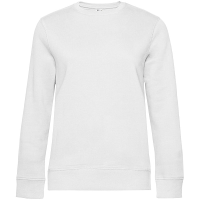 Свитшот женский Queen, серый меланж (Белый)