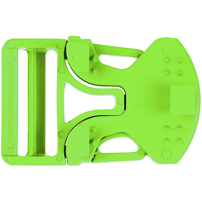 Застежка-пряжка односторонняя Triden, зеленый неон
