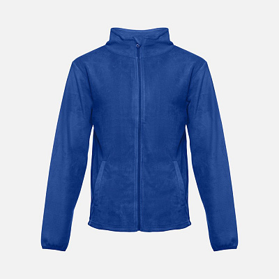 Куртка флисовая мужская Helsinki, ярко-синяя (Синий)