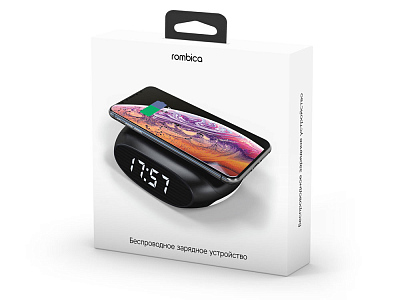 Часы-трансформер c беспроводной зарядкой Chronos, 15 Вт