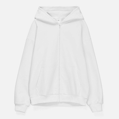 Толстовка унисекс оверсайз Sartoro, черная (Белый)