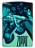 Зажигалка ZIPPO Mermaid Design с покрытием 540 Matte, латунь/сталь, черная, матовая, 38x13x57 мм - Фото 2